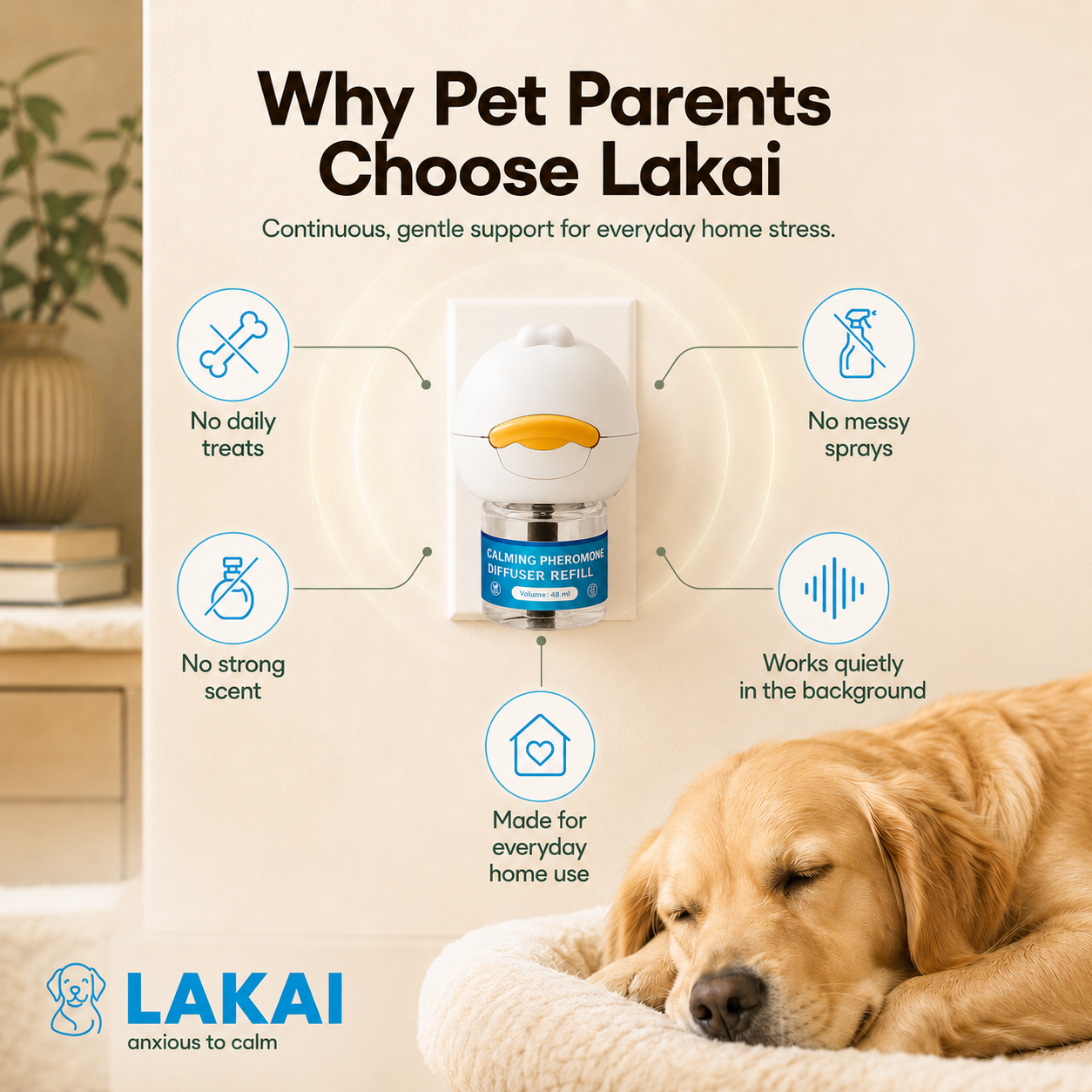 Lakai Dog Calming Diffuser